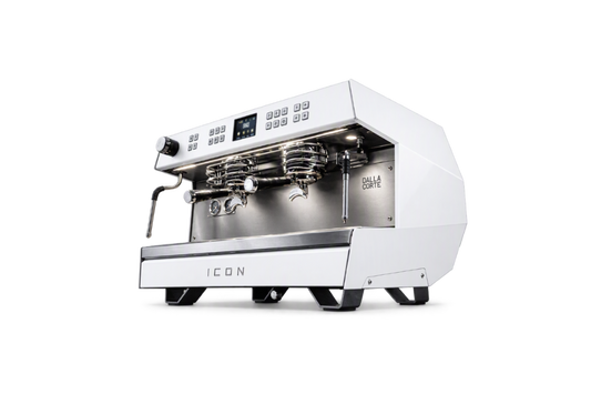 DALLA CORTE - Icon Espresso Coffee Machine 2GR Duel Boiler White - MC-ICOU-2-STD