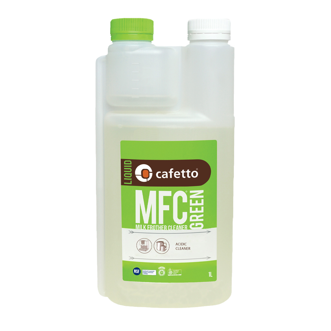 Cafetto - Milk Frother Cleaner 1Ltr- Green - [E27885]