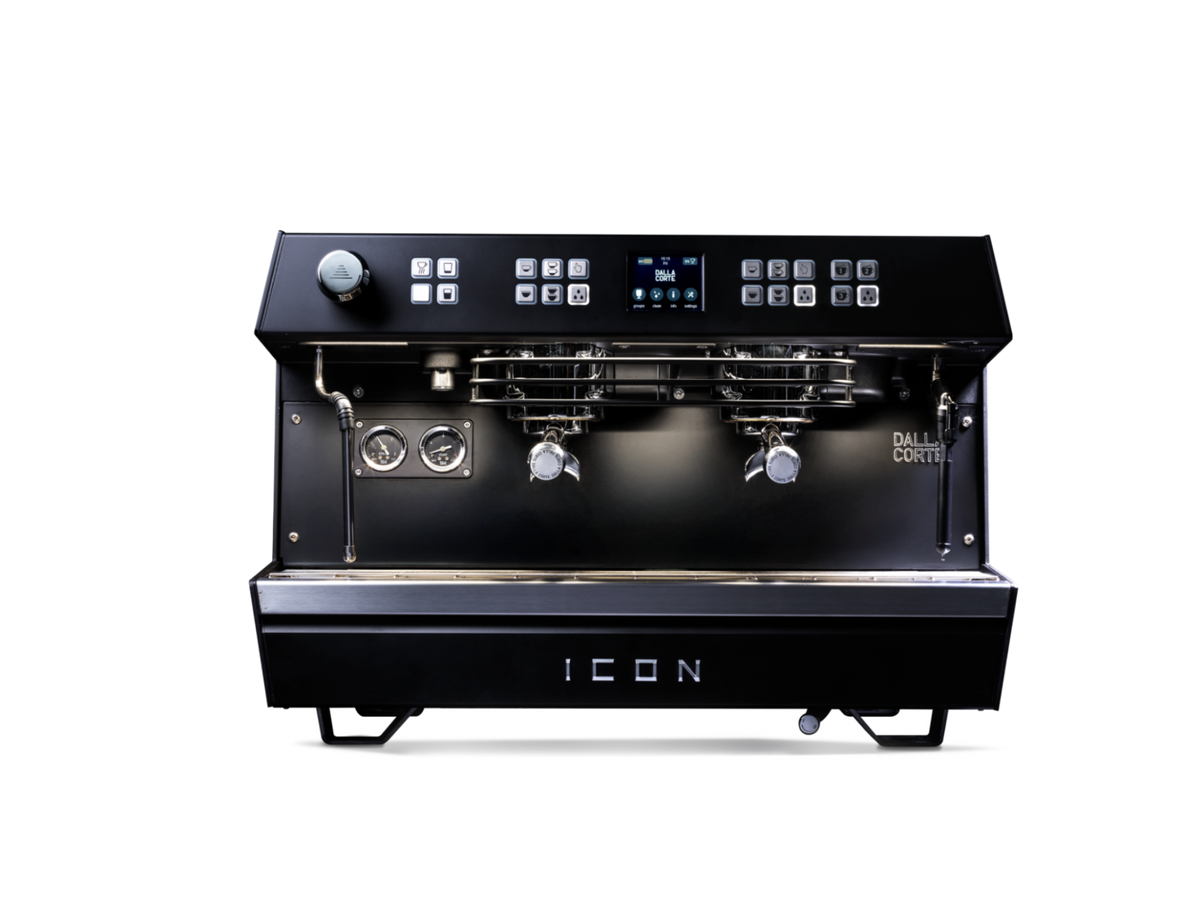 DALLA CORTE - Icon Espresso Coffee Machine 2GR Dual Boiler Black - MC-ICOU-2-N-C-STD
