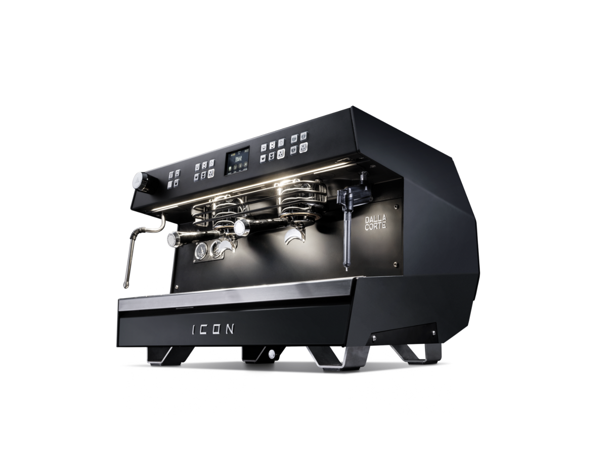 DALLA CORTE - Icon Espresso Coffee Machine 2GR Dual Boiler Black - MC-ICOU-2-N-C-STD